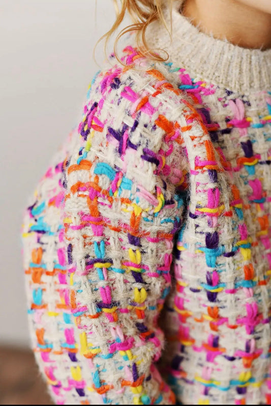 Rainbow Knot Sweater