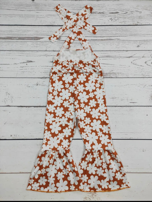 Groovy Flower Printed Jumpsuit