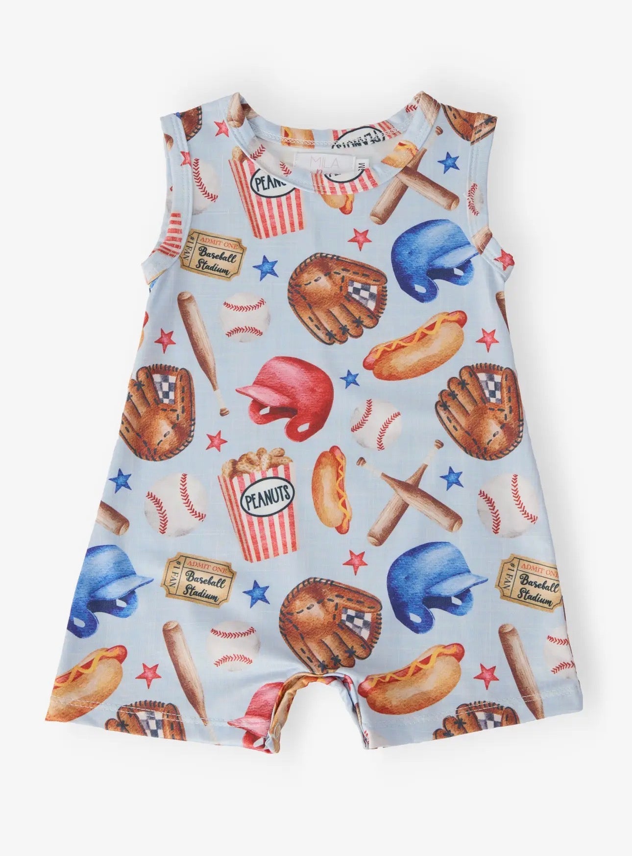 Take Me Out To The Ball Game Romper