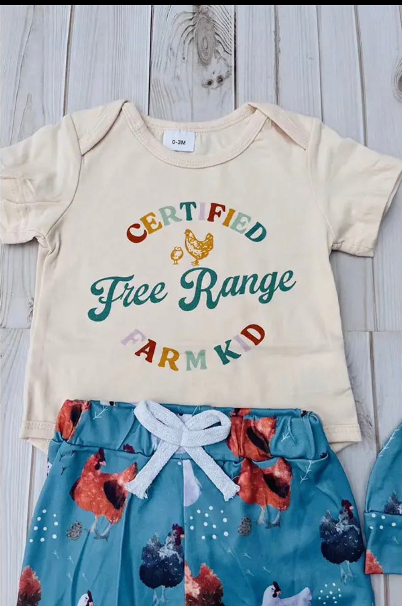 Western Farm Kid Pant Set