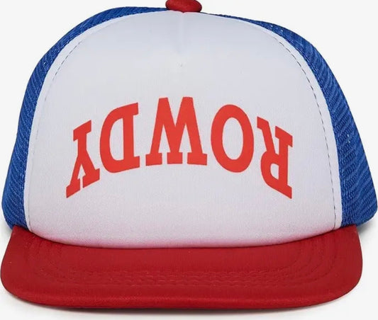 Patriotic Upside Down Rowdy Trucker Hat