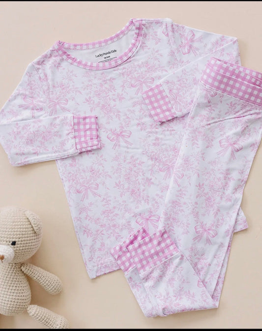 Bamboo 2 Piece Pj Set-Petals