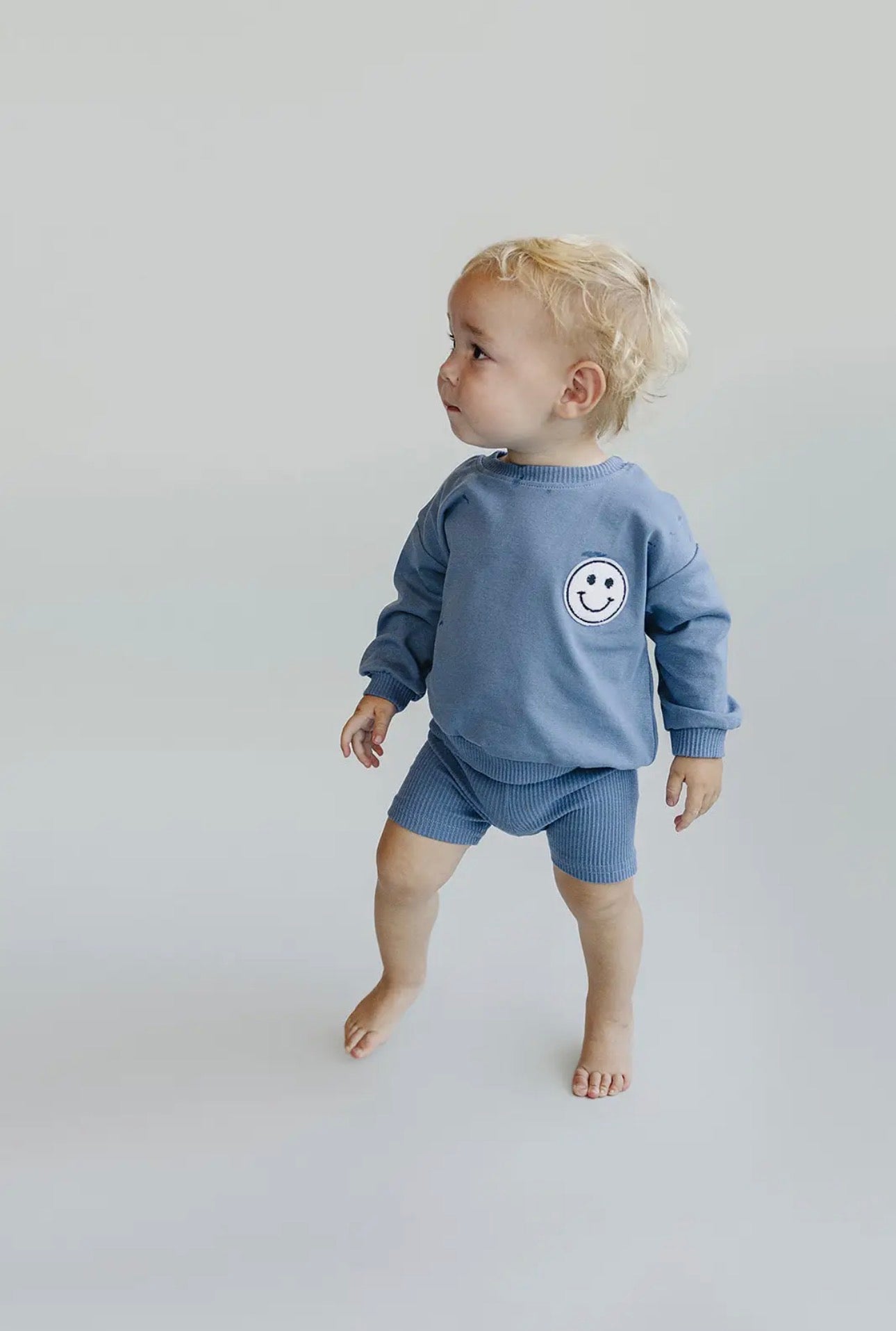 Biker Shorts Set | Blue