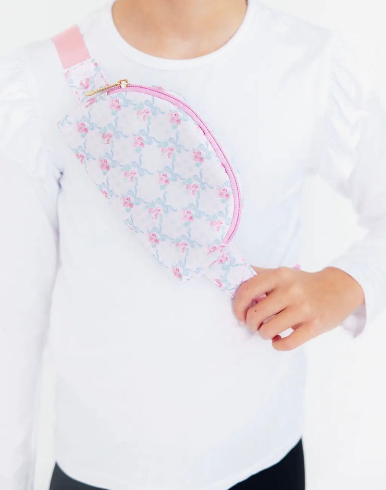 Ribbons and Roses Belt Bag