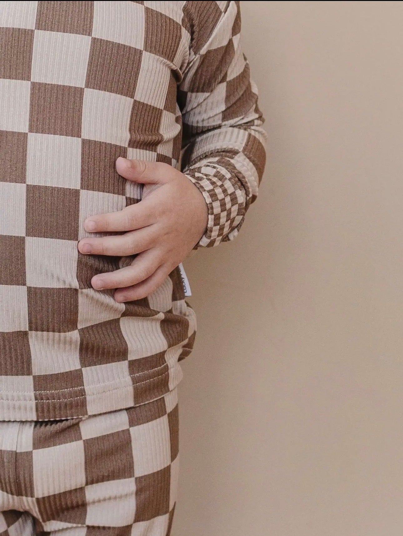 Bamboo Two Piece PJ Set-Checkered