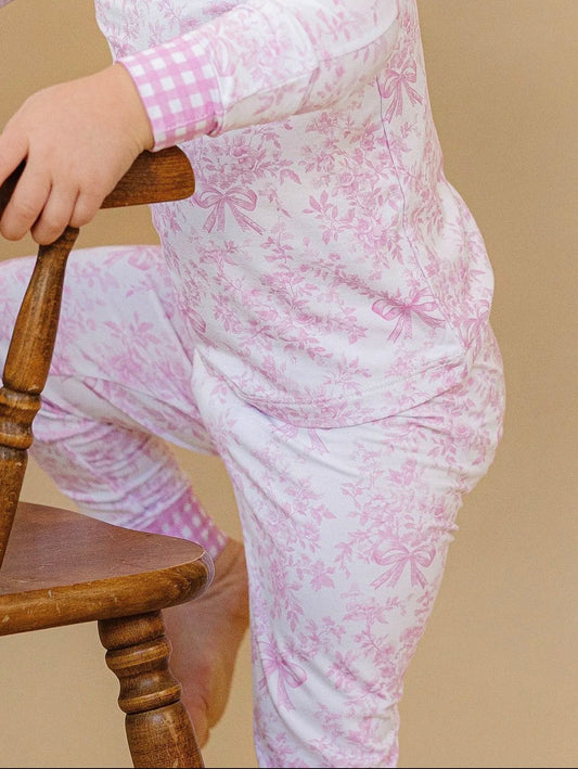 Bamboo 2 Piece Pj Set-Petals