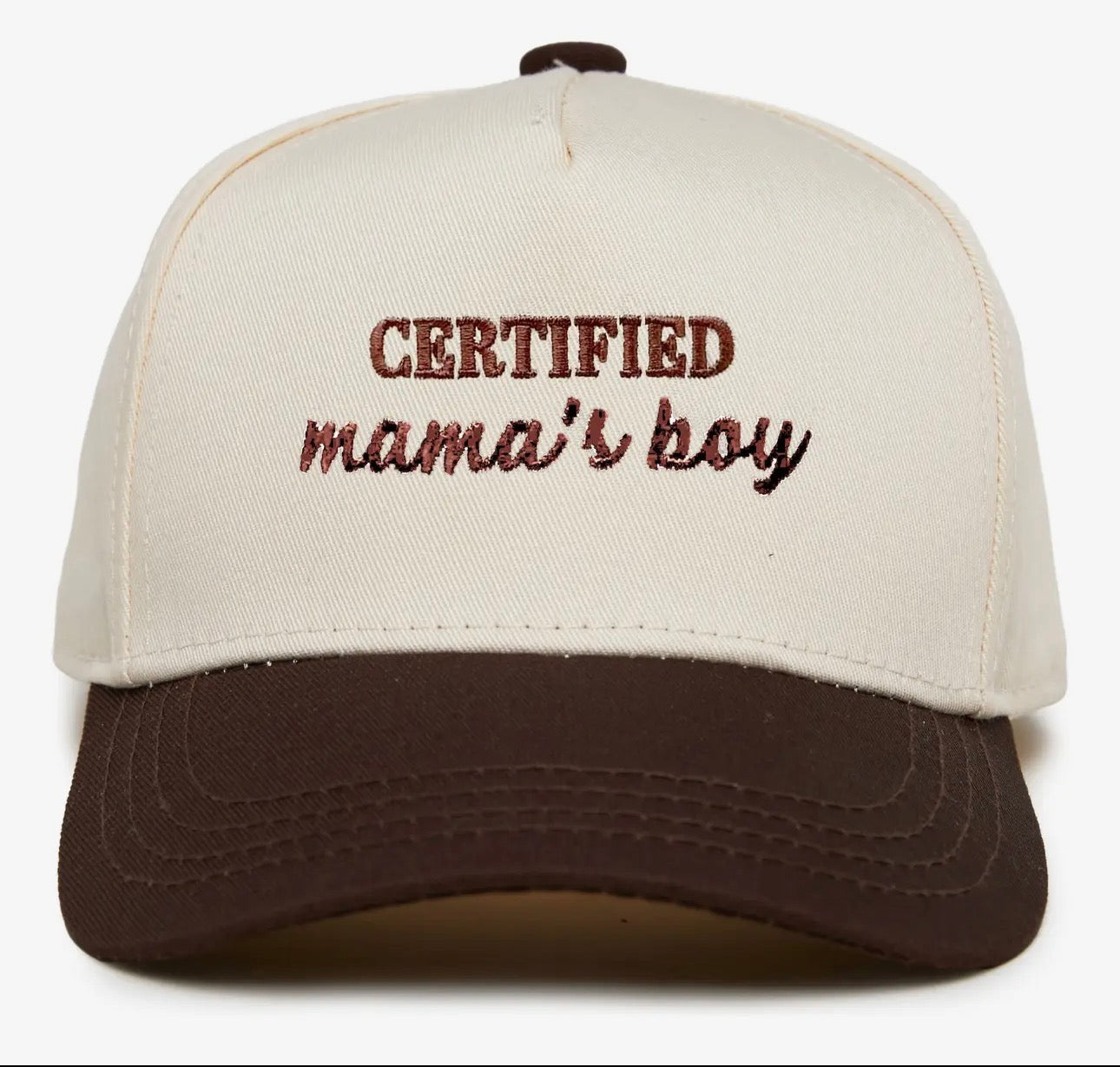 Two Tone Cap-Certifies Mama’s Boy