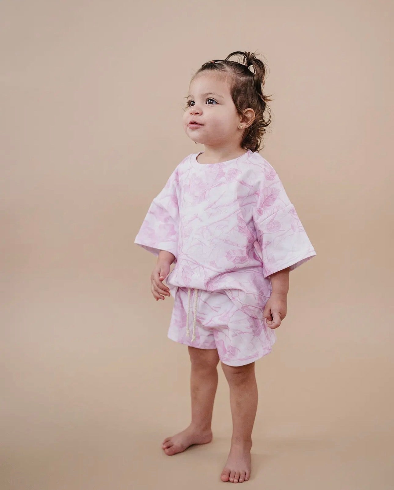 Short Set Pink Camo