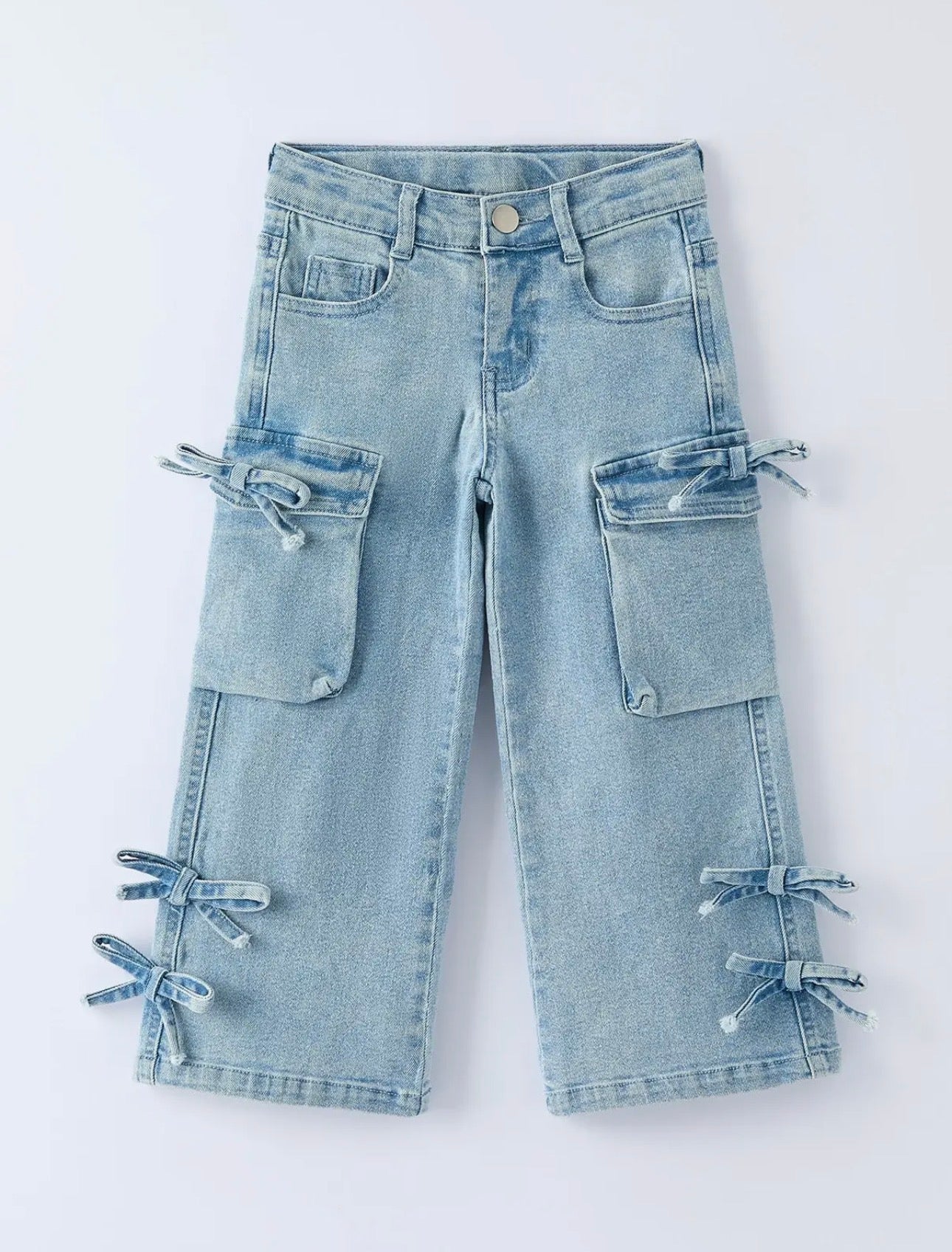 Wide Leg Denim Jeans