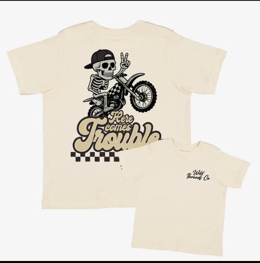 Here Comes Trouble Tee