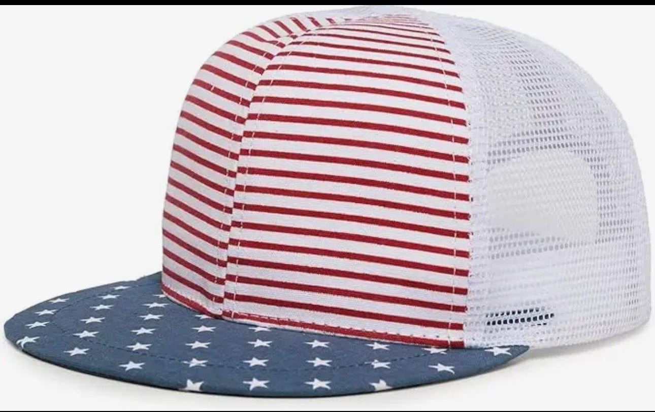 USA Flag Trucker Hat