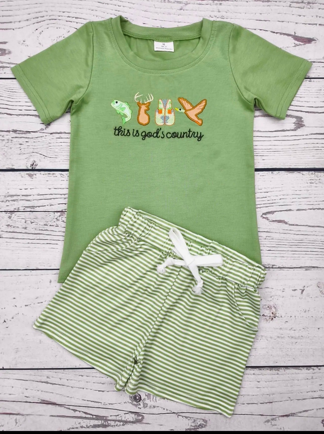 God’s Country Shorts Set