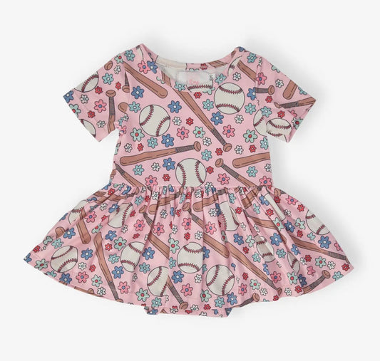 Batter Up Romper Dress