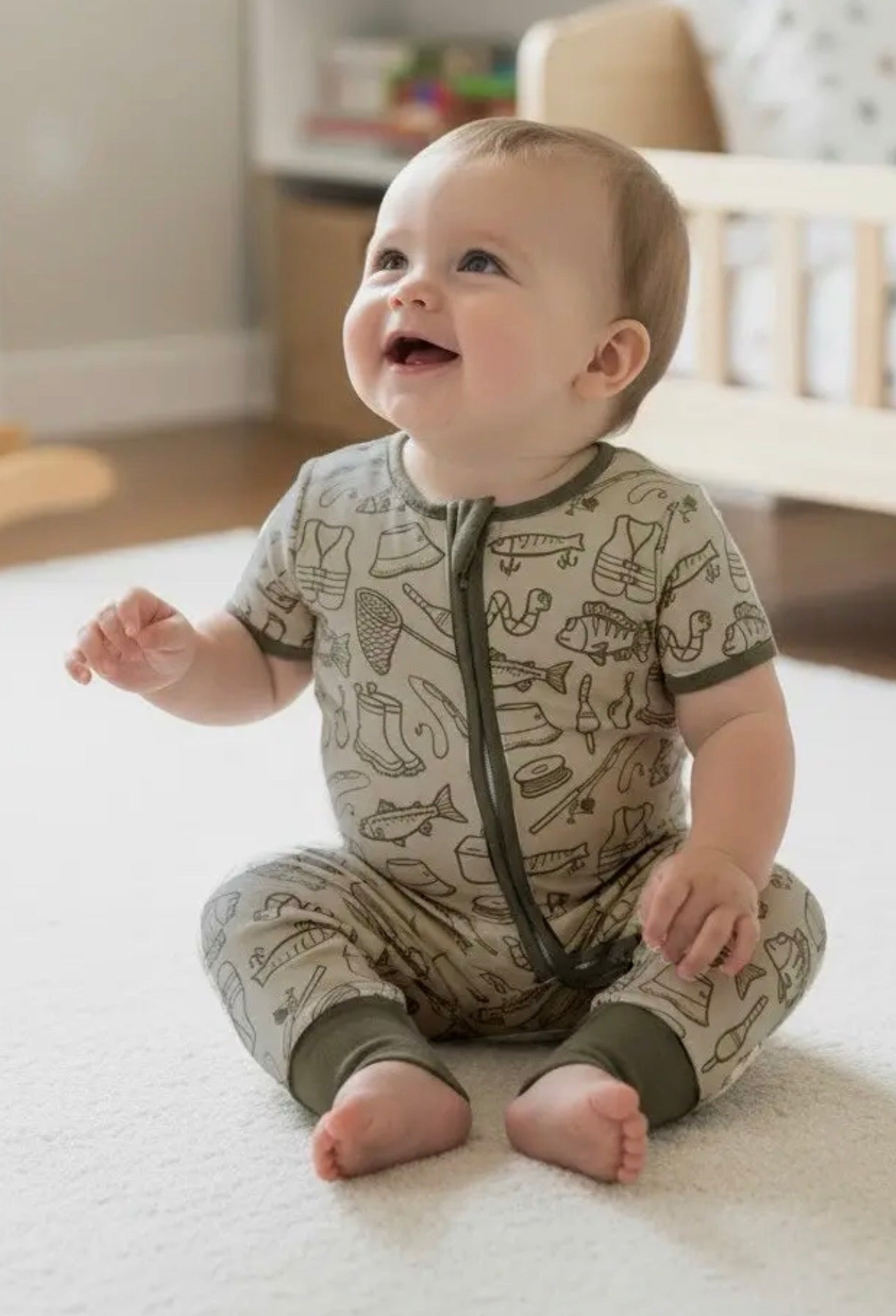 Gone Fishing Short Sleeve Sleeper