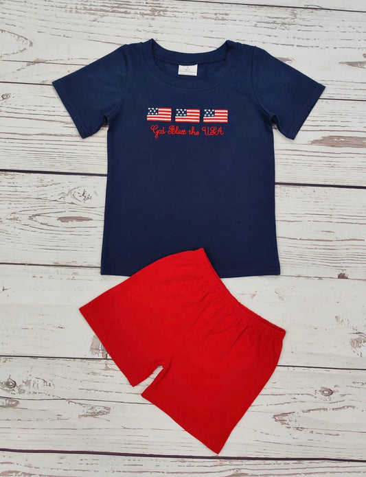 Patriotic Shorts Set