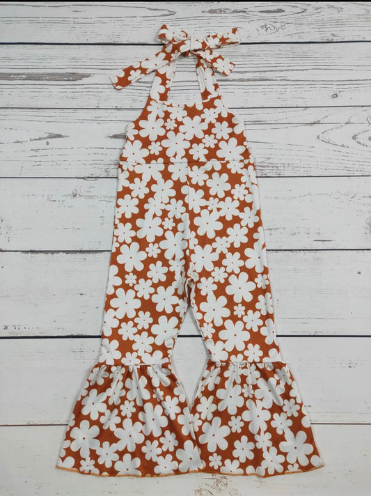 Groovy Flower Printed Jumpsuit