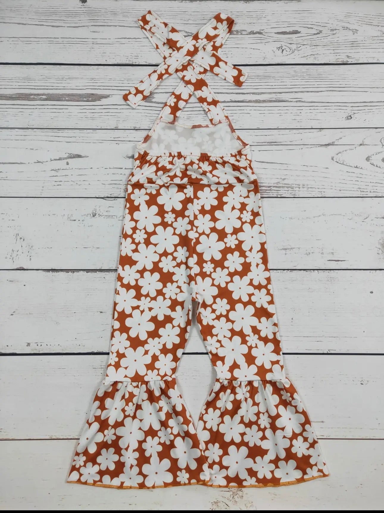 Groovy Flower Printed Jumpsuit